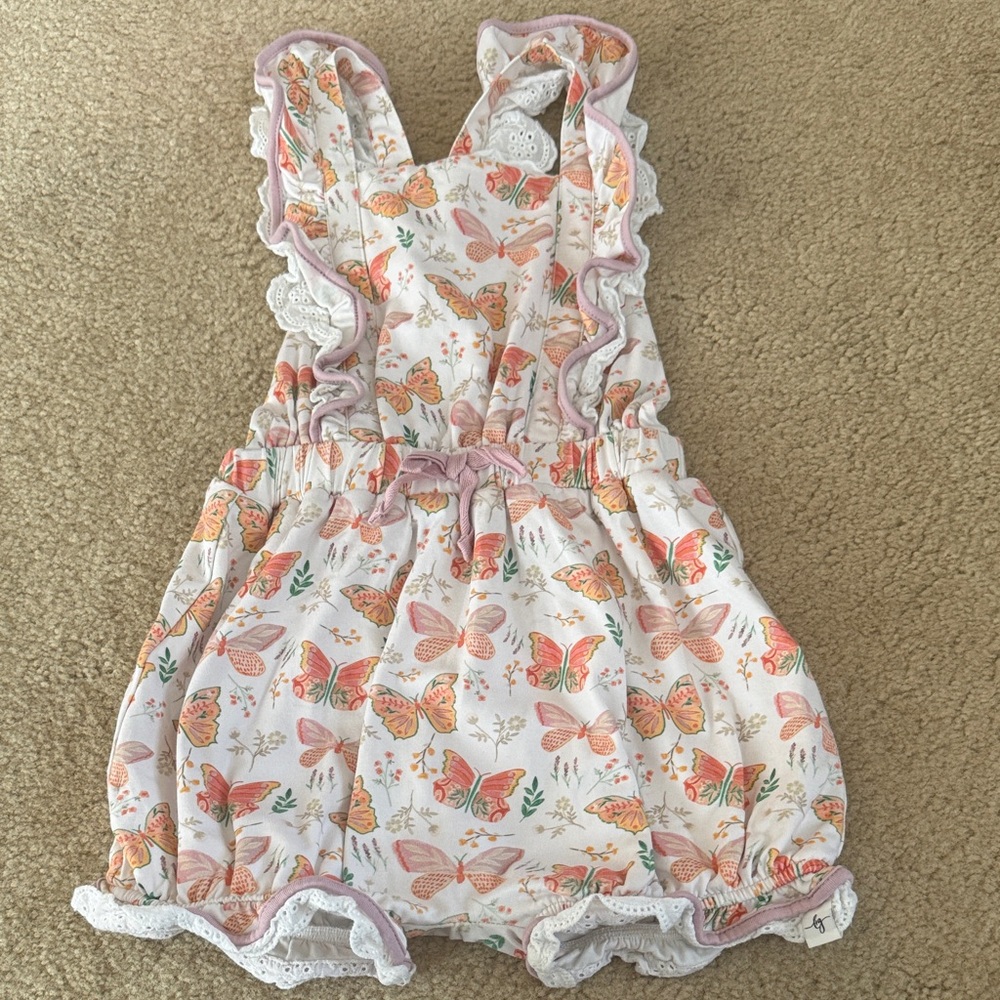 Love and Grow Evelyn Romper-Beautiful Butterfly 4